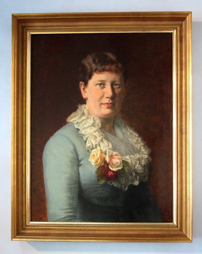 Dipinto olio ritratto - ritratto, di