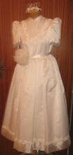 Abito Da Comunione/Damigella/Tg.42/Donna Italy/Anni '80/Young Lady Dress Wedding