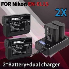2x Batteria 2800mAh EN-EL15