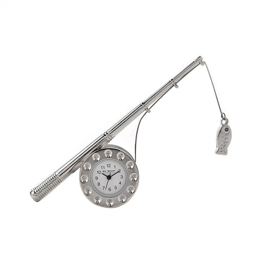 Miniature clock satin silver - clock,