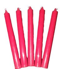 Lotto Candele Rosse Alte 23 Cm