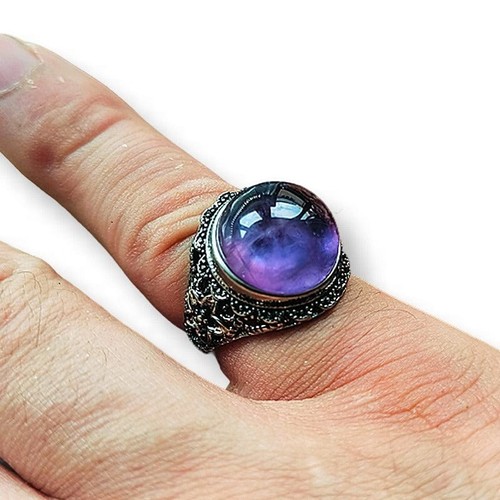 Anello regolabile ametista - regolabile,