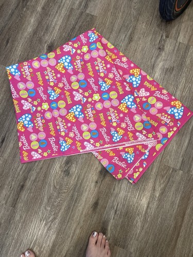 Vintage barbie cotton fabric - vintage,
