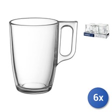 6x Mug In Vetro Temperato