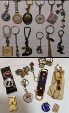 Lotto 20 Portachiavi  Vintage,BMW,BARBIERE,SAN MARINO,MILANO,LINDT,FARMACIA,etc.