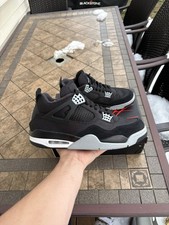 Air Jordan 4 tela nera taglia
