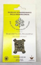 Placchetta del Pellegrino Giubileo della Misericordia Medioevo Testimonium NEW