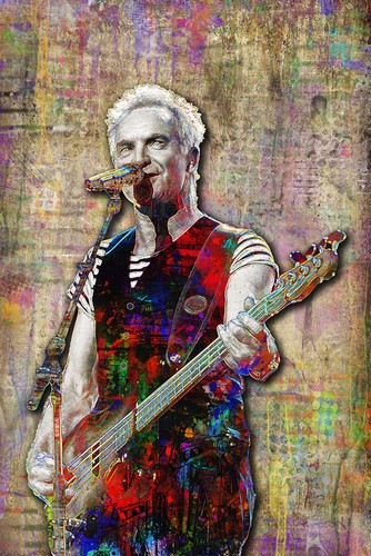 Poster omaggio sting the - omaggio,