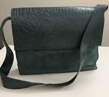 BORSA MISSONI ORIGINALE - PELLE E SCAMOSCIATO VERDE CON TRACOLLA - VINTAGE