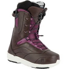 Nitro Crown TLS Damen Scarponi Da Snowboard Softboots Marrone NUOVO