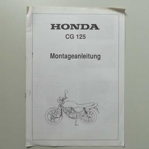 Honda 125 manuale - cg,
