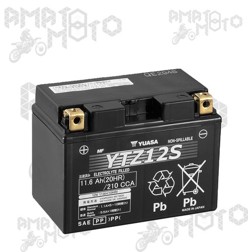 Batteria moto yuasa ytz12s - batteria,