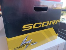 casco modulare moto scorpione nero taglia M