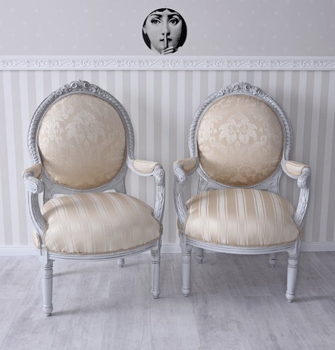 2er set poltrona crema - set,