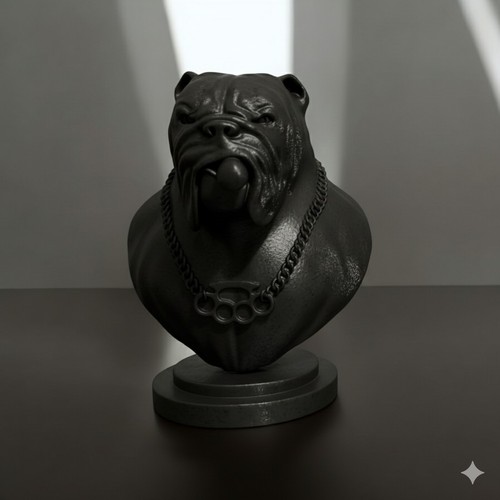 Statua bulldog francese