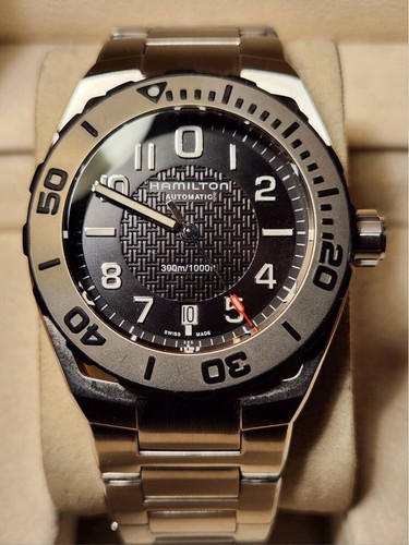 Hamilton khaki navy sub - navy,