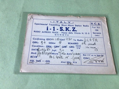 Vintage qsl radio - vintage,