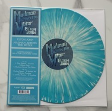 ELTON JOHN MADMAN  ACROSS THE WATER LIMITED COLOURED SPLATTER  VINYL LP IN STOCK