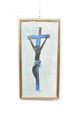 Quadro Crocefisso Dipinto Su