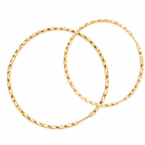 Orecchini cerchio oro giallo - cerchio,