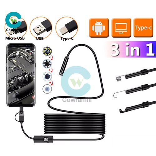 6led usb snake endoscopio - usb,