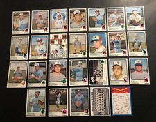 1973 topps montreal expos set - expos,