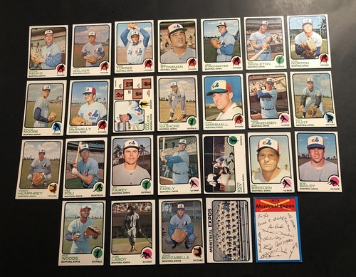 1973 topps montreal expos set - topps,