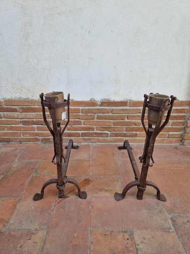 Antica coppia alari per - antica,