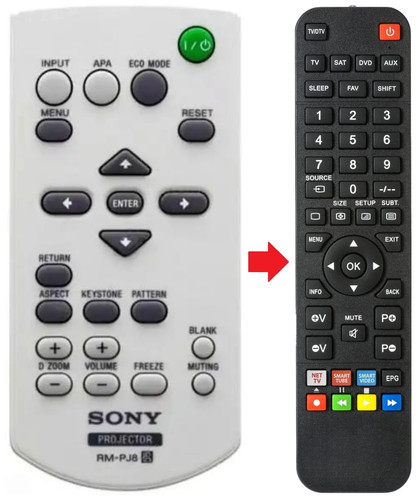 Telecomando adatto per sony - adatto,