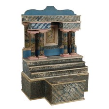 Altare Antico Legno Carta