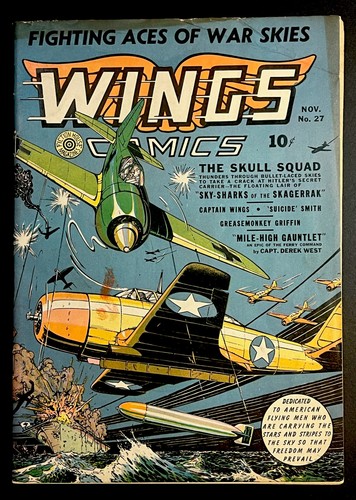 Wings comics 1942 fiction - comics,