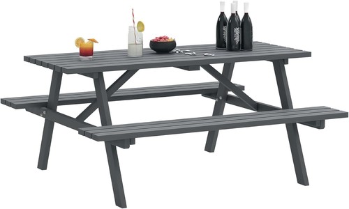 Tavolo picnic legno - in,