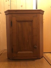 Mobiletto Angolo Angoliera Legno Abete Appendibile Stile Montanaro