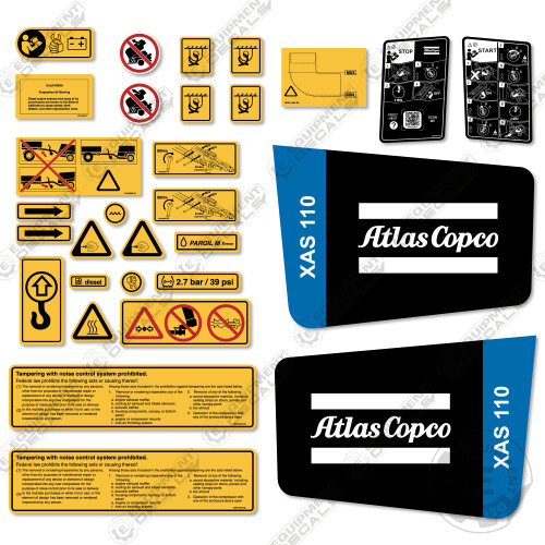 Adatto per atlas copco - copco, xas110
