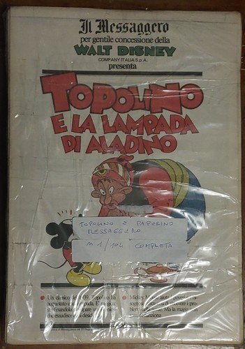 Messaggero topolino e - il, di