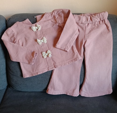 Completo rosa set bambina - rosa,
