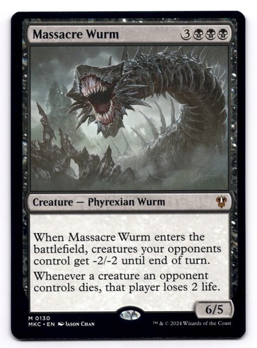 Massacre wurm commander - massacre,