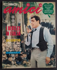 CIAO AMICI 5/1965 BEATLES PETULA PRESLEY DIANA ROSS + POSTER PINO DONAGGIO