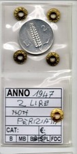 per realizzo 2 lire 1947 non periziata leggi