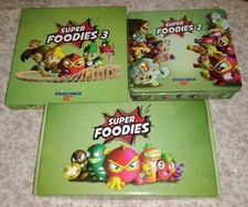 Collezioni Complete SUPER FOODIES 1  2 3 Esselunga PERSONAGGI DOMINO LEGNO CARTE