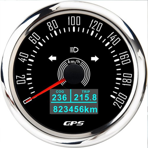 Tachimetro gps 85mm 200km h - gps, 0-200km/h
