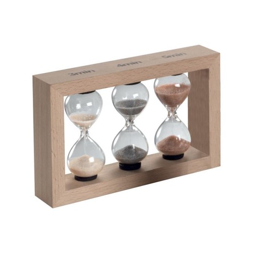 Clessidra segnatempo legno - segnatempo, in