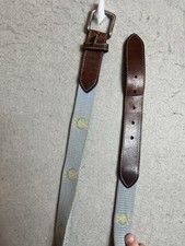 J.T. Cintura ad ago per mazze da golf Spencer Peachtree taglia 30 logo preppy