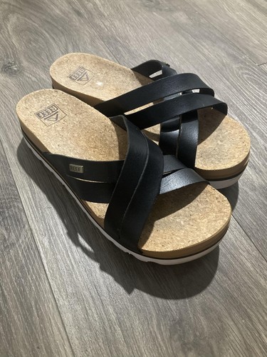 Sandalo reef donna nero - sandalo,