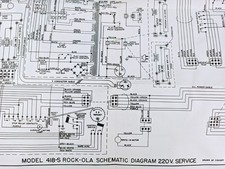 MODEL 418-S ROCK-OLA - SCHEMA