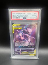 Mewtwo & Mew GX PSA 8 222/236 Sintonia Mentale Italiano Pokémon