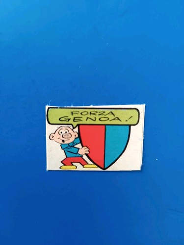 Figurina forza genoa fumetto - figurina,