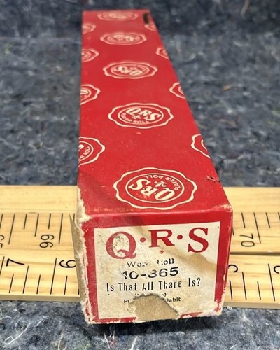 Vintage qrs player - player, roll