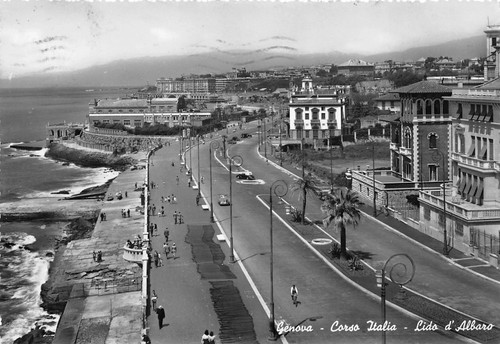 G3542 cartolina genova corso - genova,
