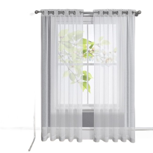 Tende bianco voile - tende,